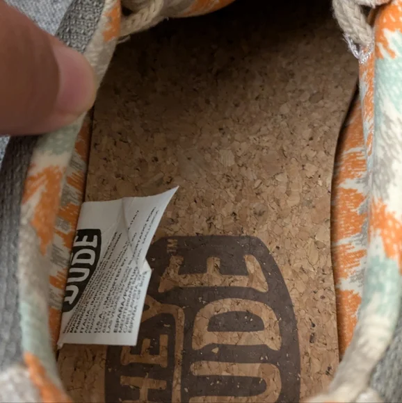 Hey Dude Wally Knit Cobblestone Men's Casual Gray White Shoes - Picture 11 of 16